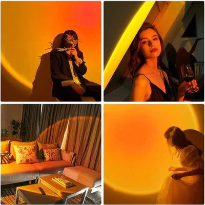 Sunset Lamp by Astrovault⢠with 16 Colors in 1, with Remote (PREMIUM QUALITY)