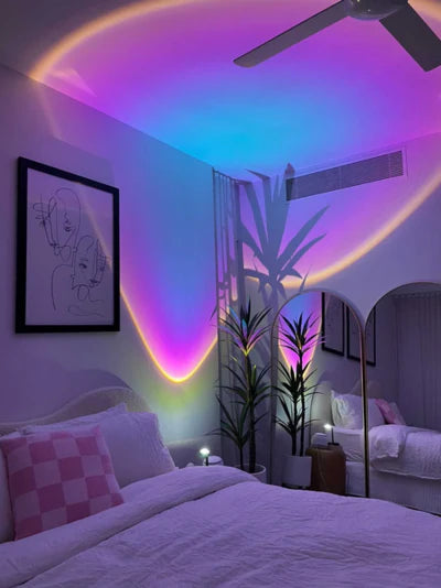 Sunset Lamp by Astrovault™ with 16 Colors in 1, with Remote (PREMIUM QUALITY)