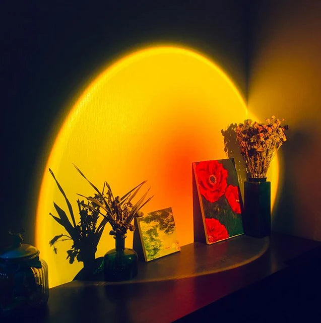 Sunset Lamp by Astrovault™ with 16 Colors in 1, with Remote (PREMIUM QUALITY)